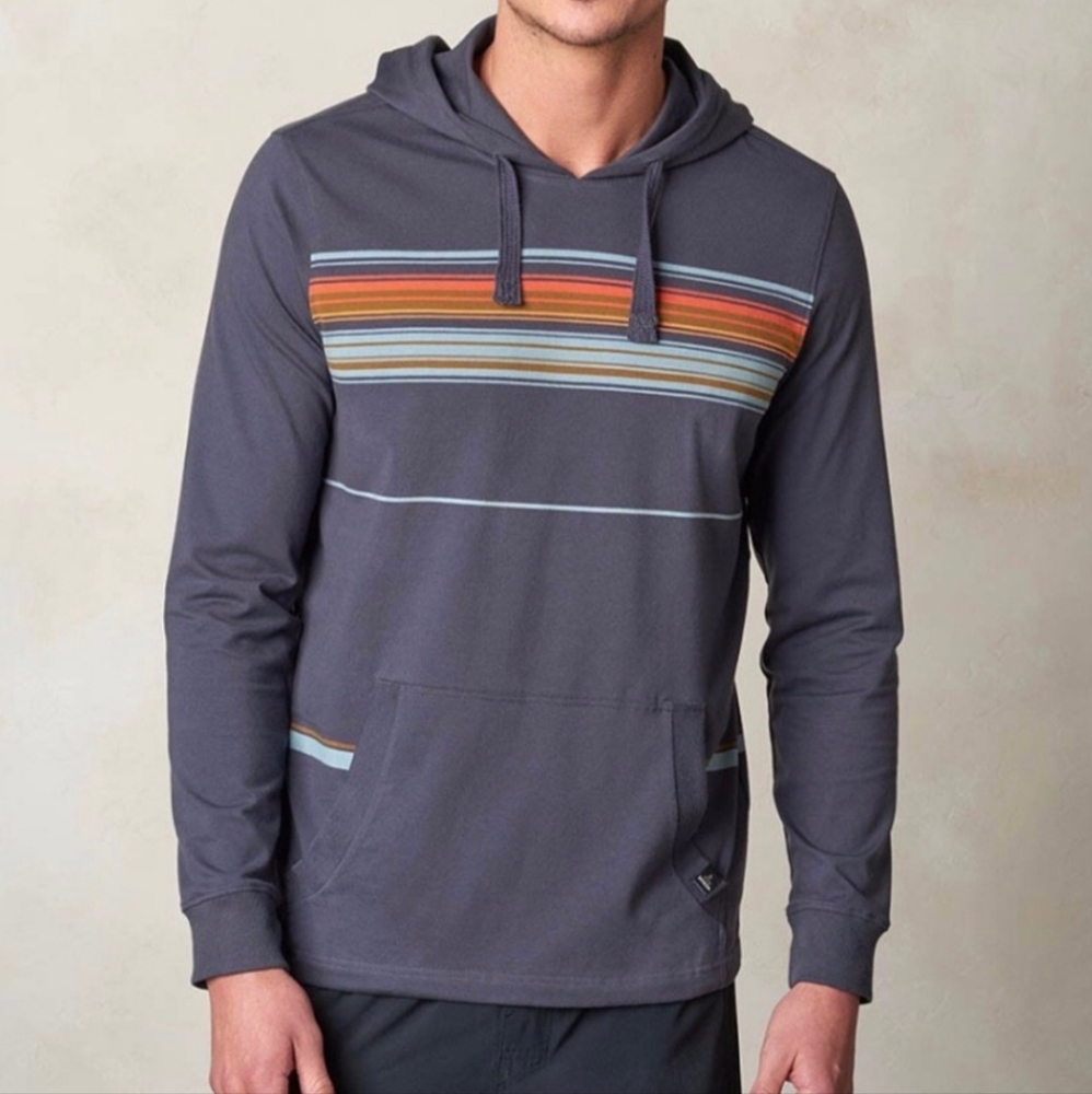 Retro Prana pull over hooded sweatshirt.